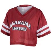 Alabama Zoozatz V-Neck Mesh Football Tee